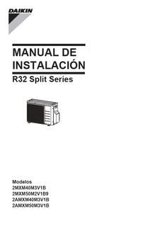 2MXM40M,2MXM50M9,2AMXM40-50M_3PES423316-2K_Installation manual_Spanish download